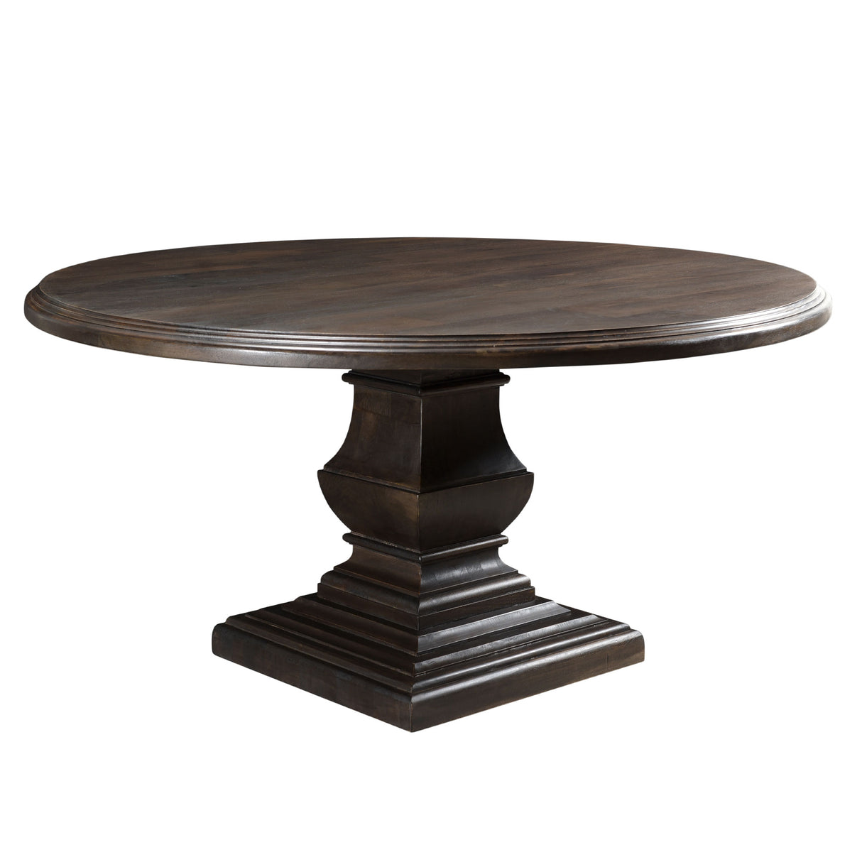 Nimes 60" Round Dining Table in Vintage Brown by Home Trends & Design at Eve Furniture