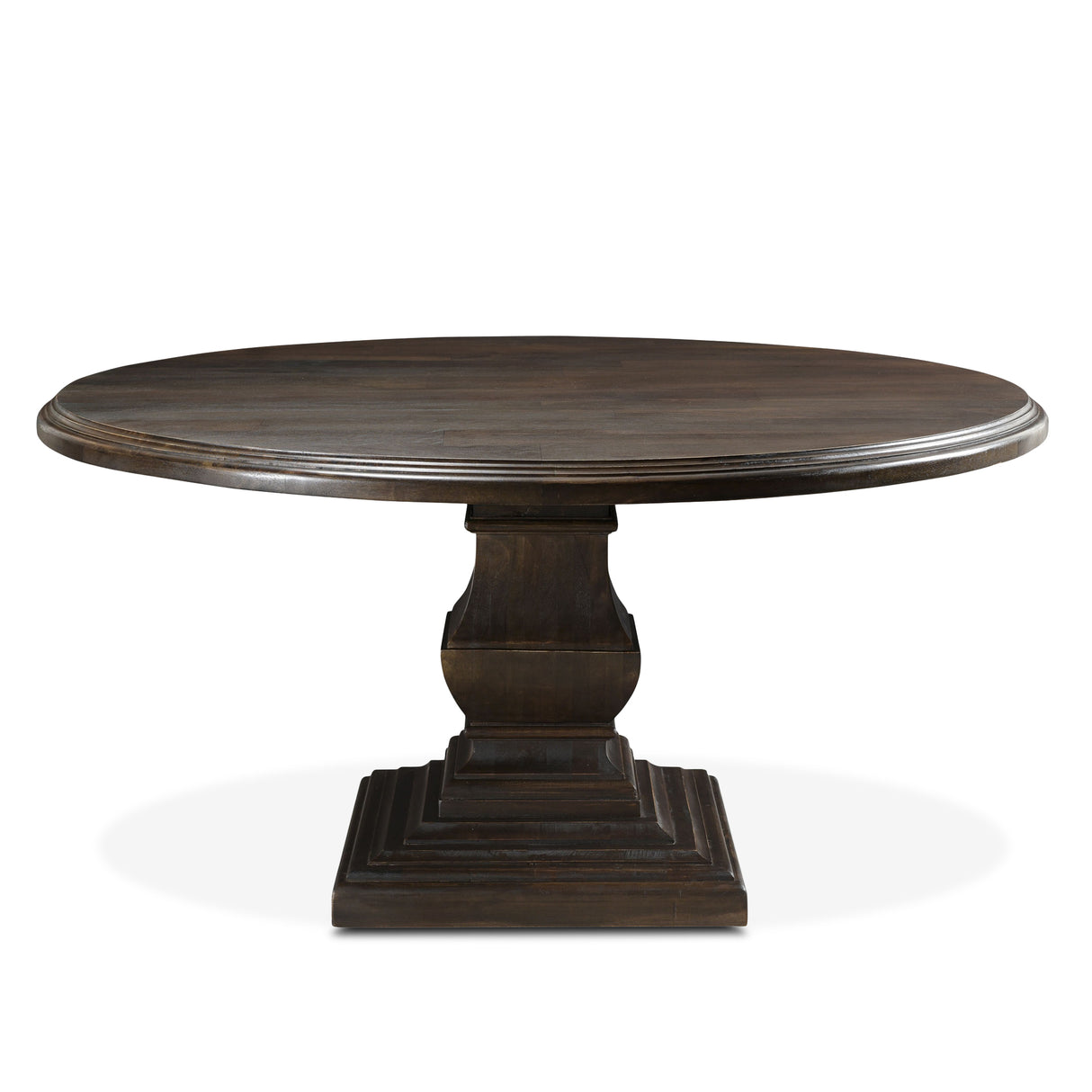 Nimes 60" Round Dining Table in Vintage Brown by Home Trends & Design at Eve Furniture