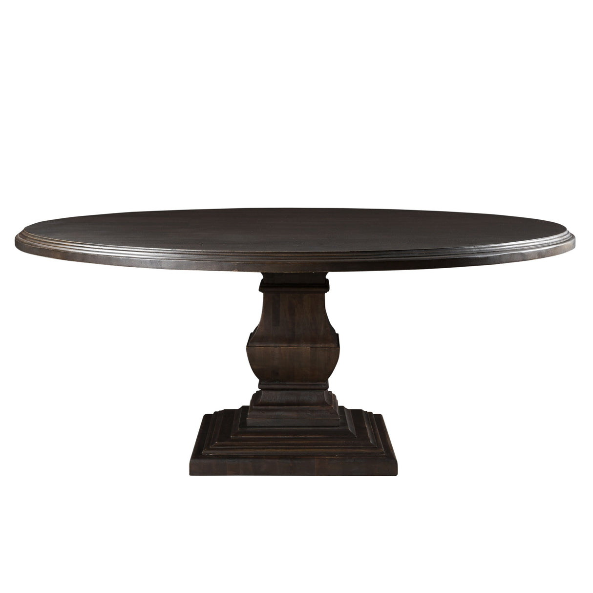 Nimes 72" Round Dining Table in Vintage Brown by Home Trends & Design at Eve Furniture
