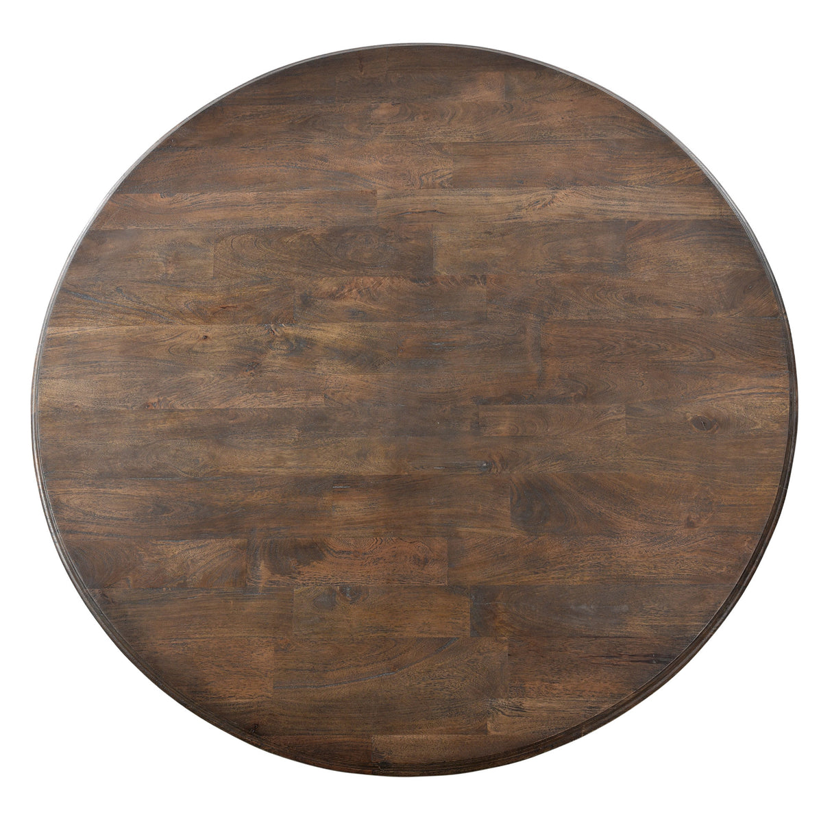 Nimes 72" Round Dining Table in Weathered Mango by Home Trends & Design at Eve Furniture