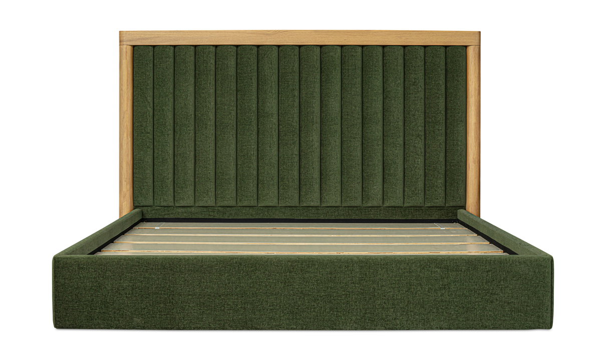 Nina King Bed - Green by Moe's Home at Eve Furniture