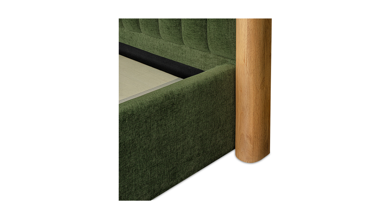 Nina King Bed - Green by Moe's Home at Eve Furniture