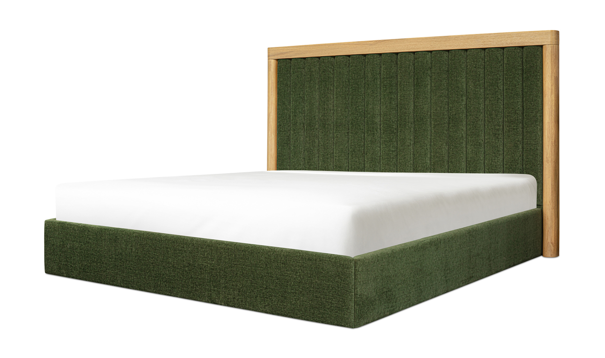 Nina Queen Bed - Green by Moe's Home at Eve Furniture