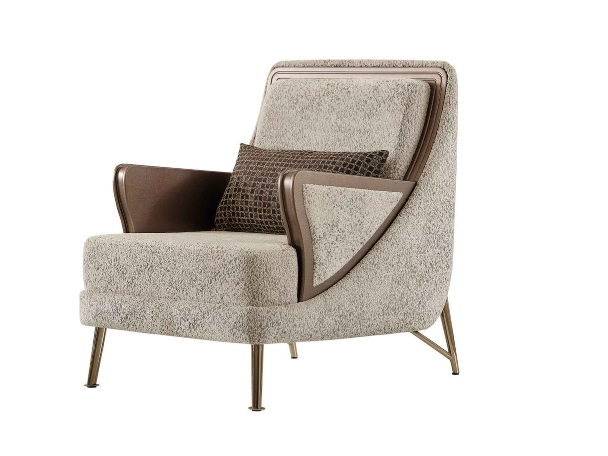Nirvana Chair Beige by Furnia at Eve Furniture