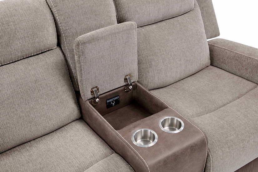 Nisa Brown Reclining Living Room Set by New Era Innovations at Eve Furniture