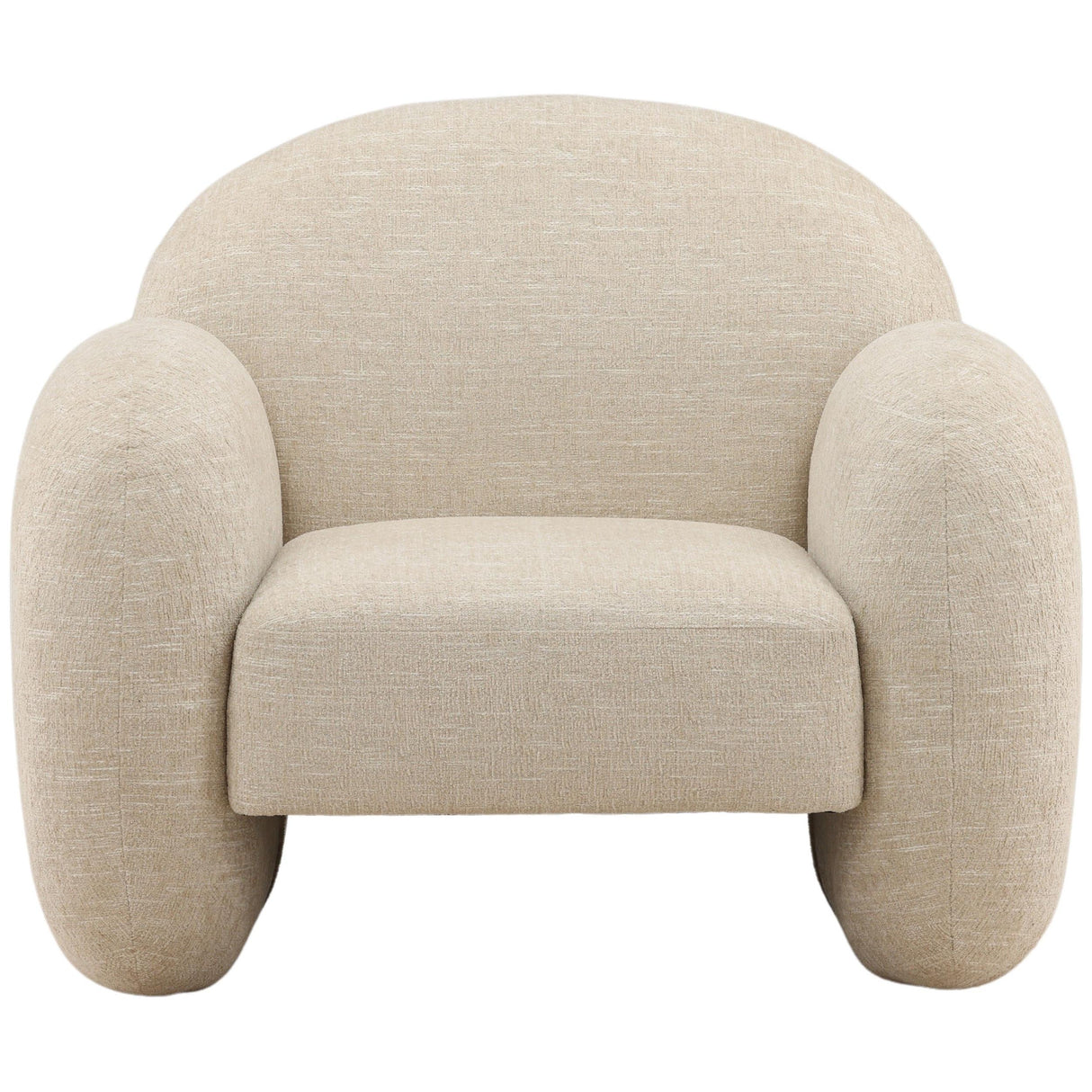 Noa Chair, Cream by Dovetail at Eve Furniture