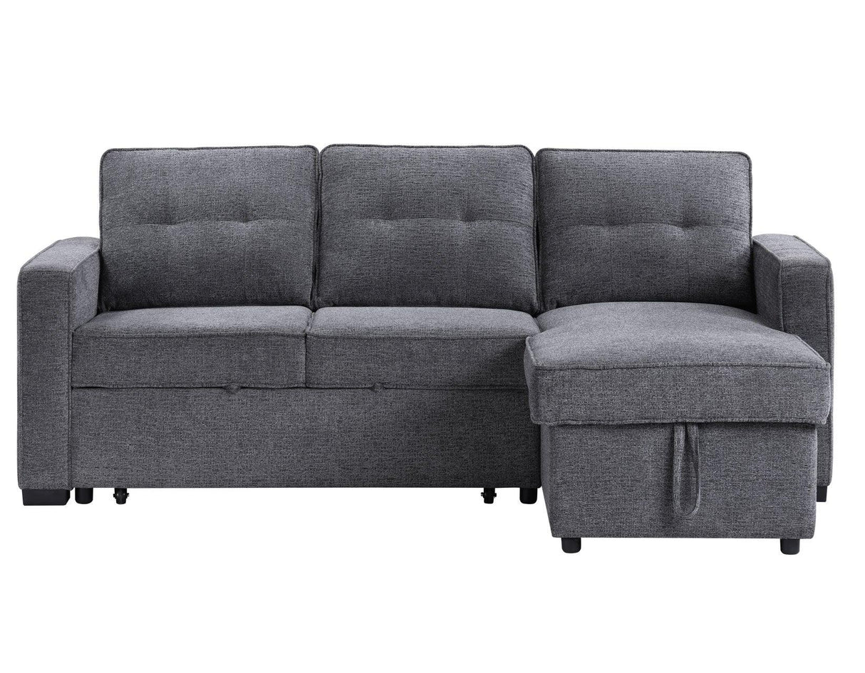 Noah Flippable, Convertible Storage Sleeper Chofa, Gray by Steve Silver at Eve Furniture