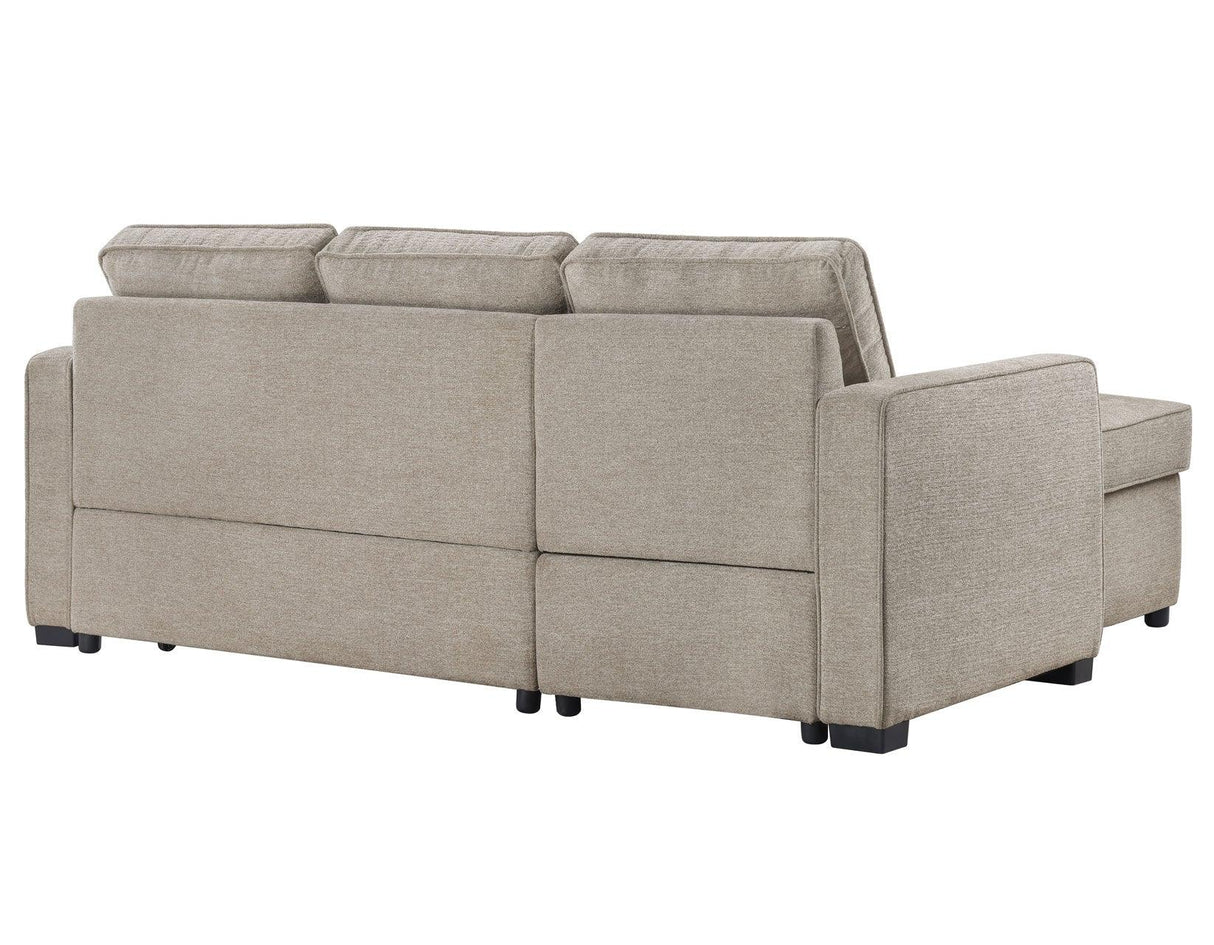 Noah Flippable, Convertible Storage Sleeper Chofa, Tan by Steve Silver at Eve Furniture