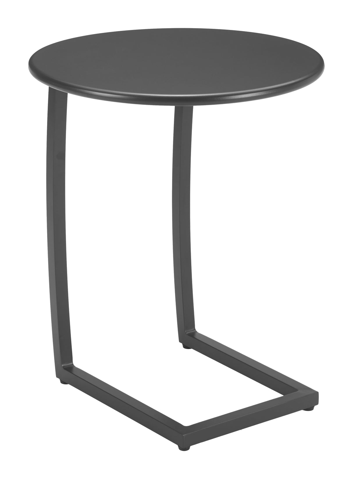 Noga Black Outdoor End Table by Zuomod at Eve Furniture
