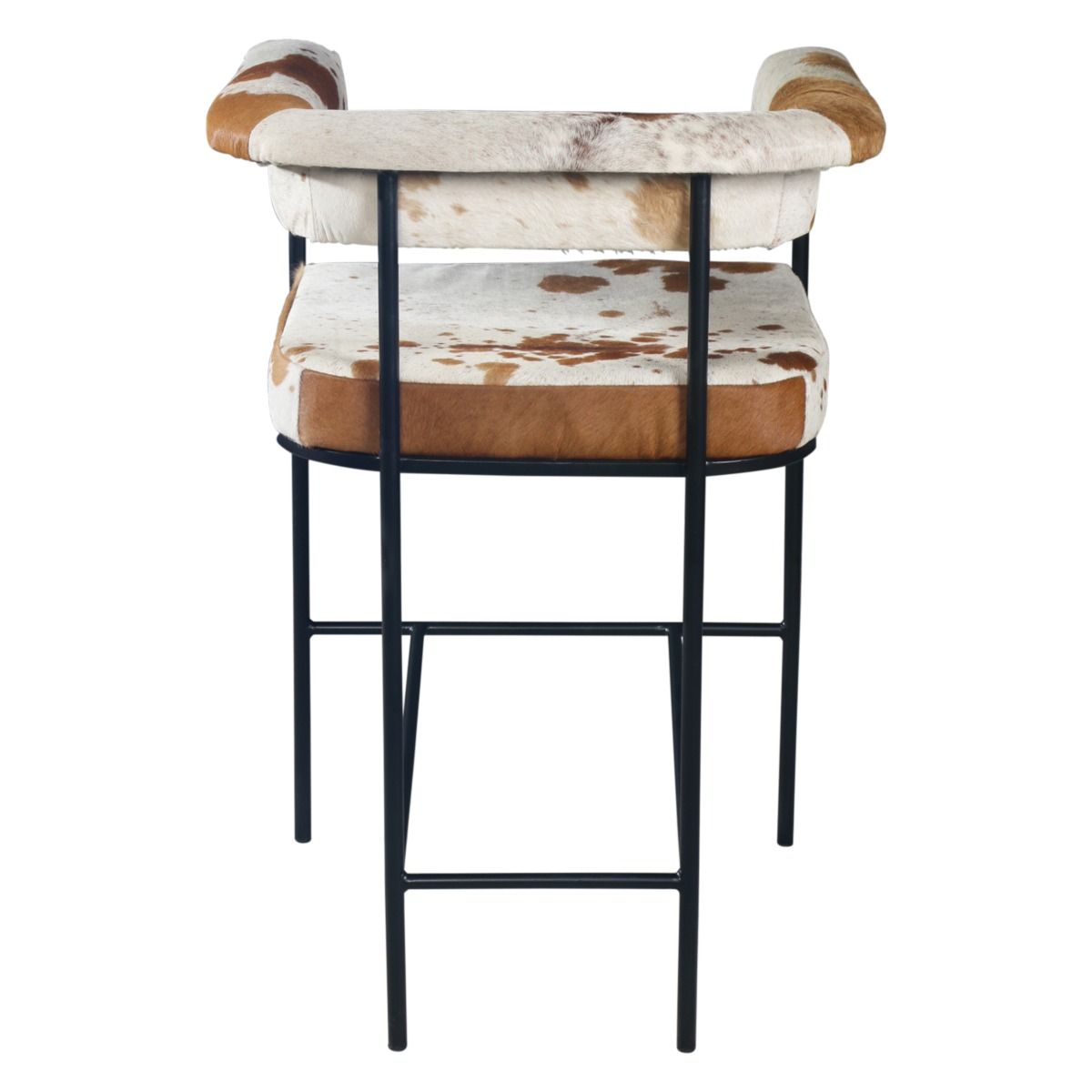 Nola 18" Counter Armchair in Brown Hair on Hide by Home Trends & Design at Eve Furniture