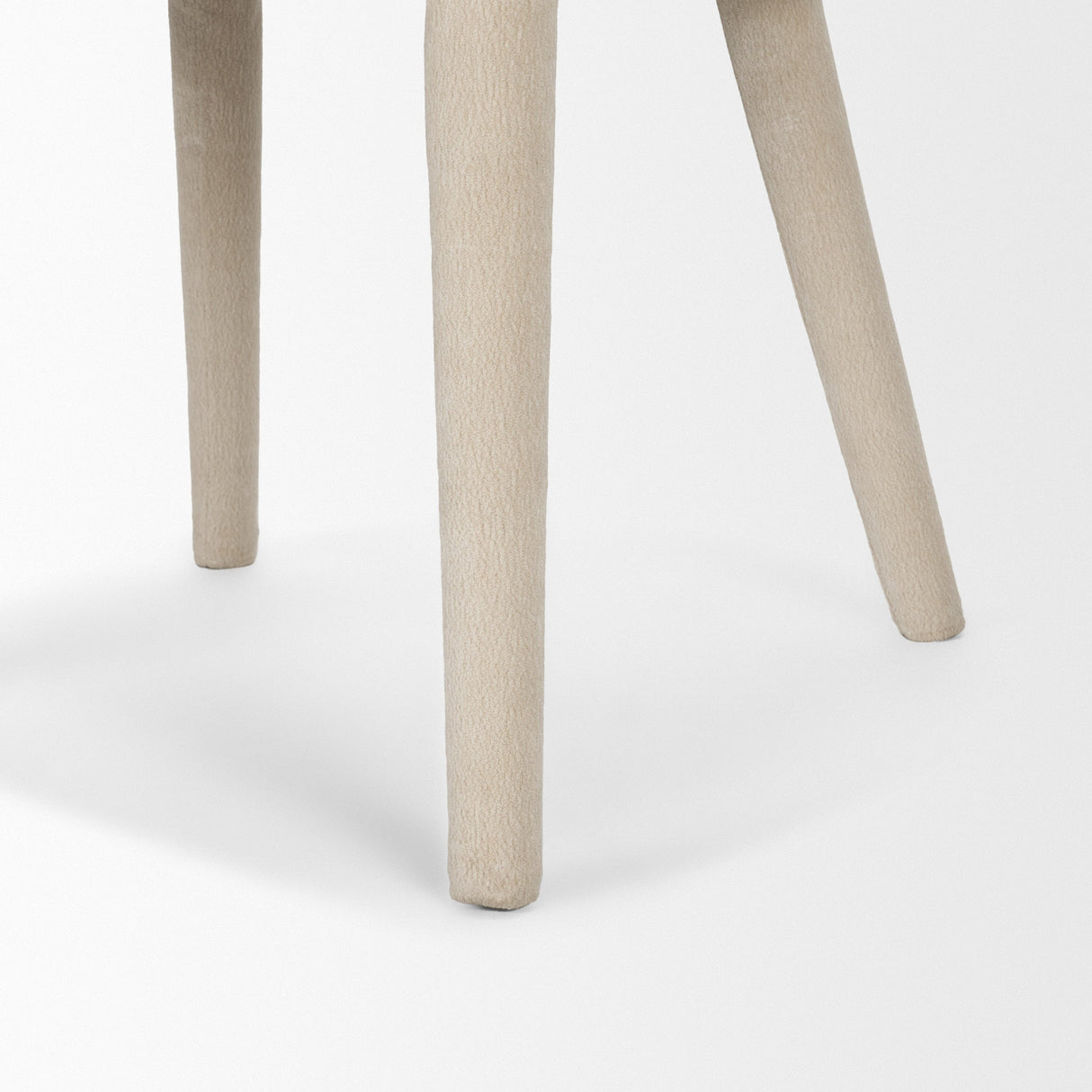 Nolan Slope Cream Chenille Dining Chair, Set of 2 by Mercana at Eve Furniture