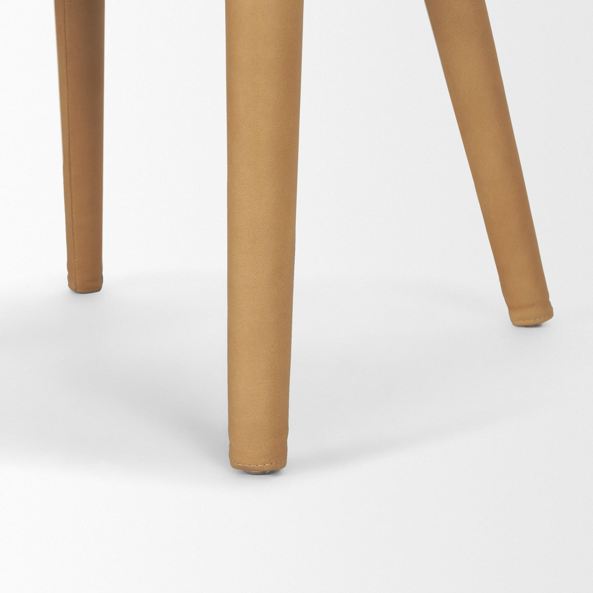 Nolan Slope Tan Leather Dining Chair, Set of 2 by Mercana at Eve Furniture