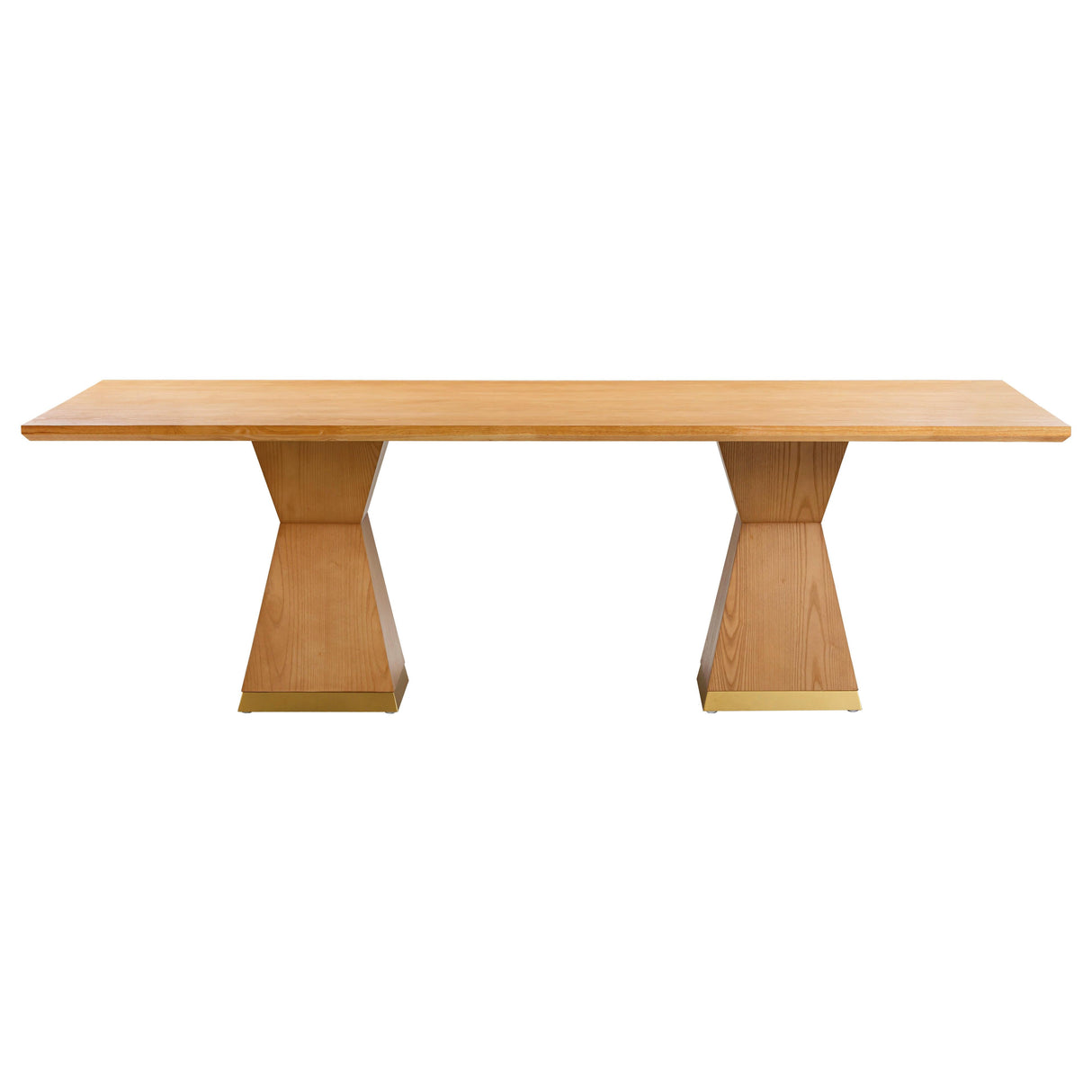 Nolan Wood 98" Rectangular Dining Table by TOV Furniture at Eve Furniture
