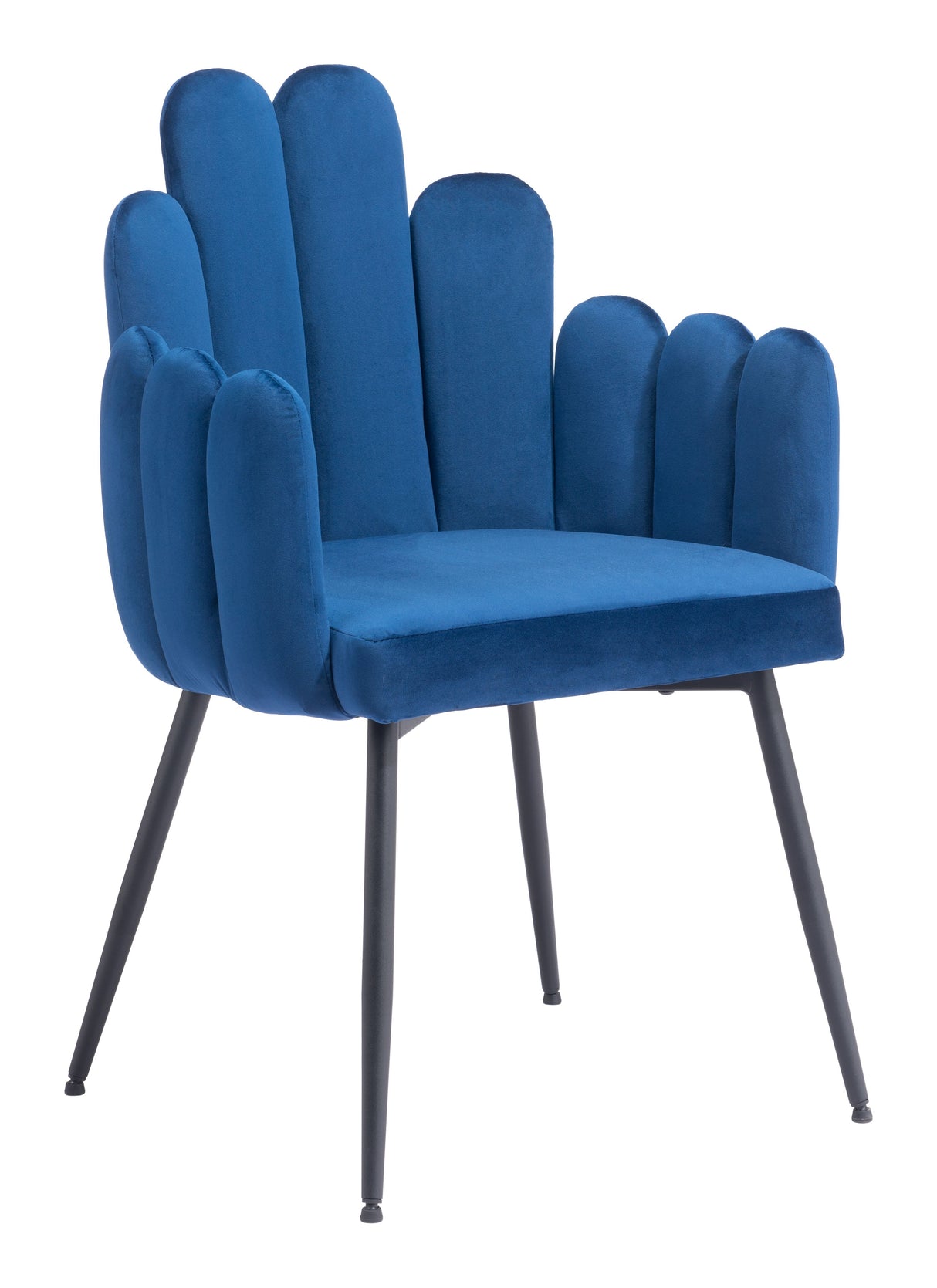 Noosa Navy Blue Dining Chair (Set of 2) by Zuomod at Eve Furniture