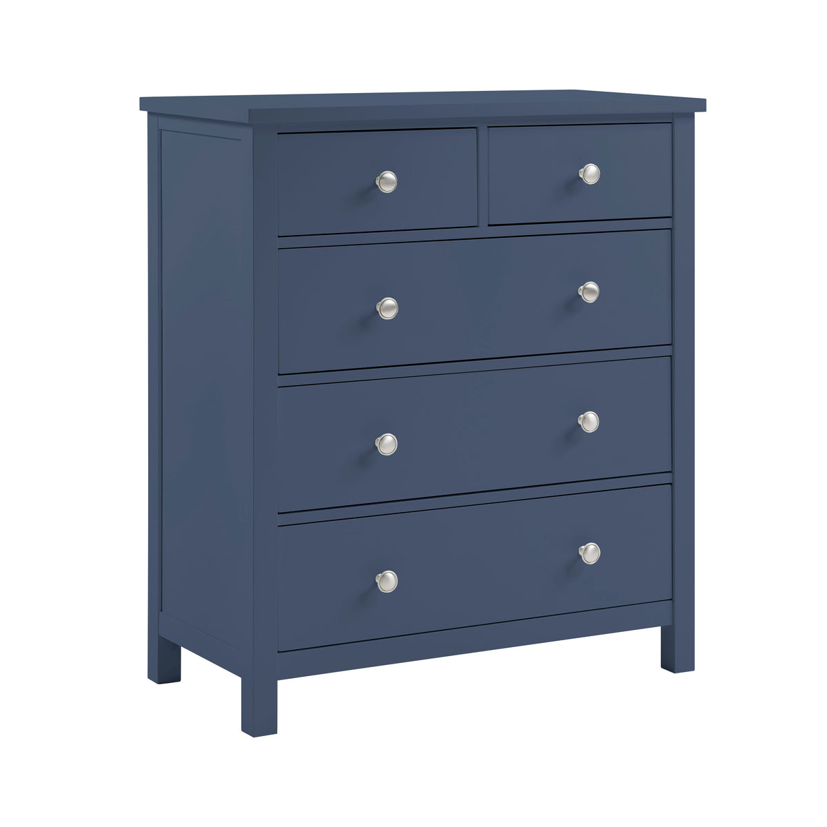 Nora Blue 5-Drawer Chest by Homelegance at Eve Furniture
