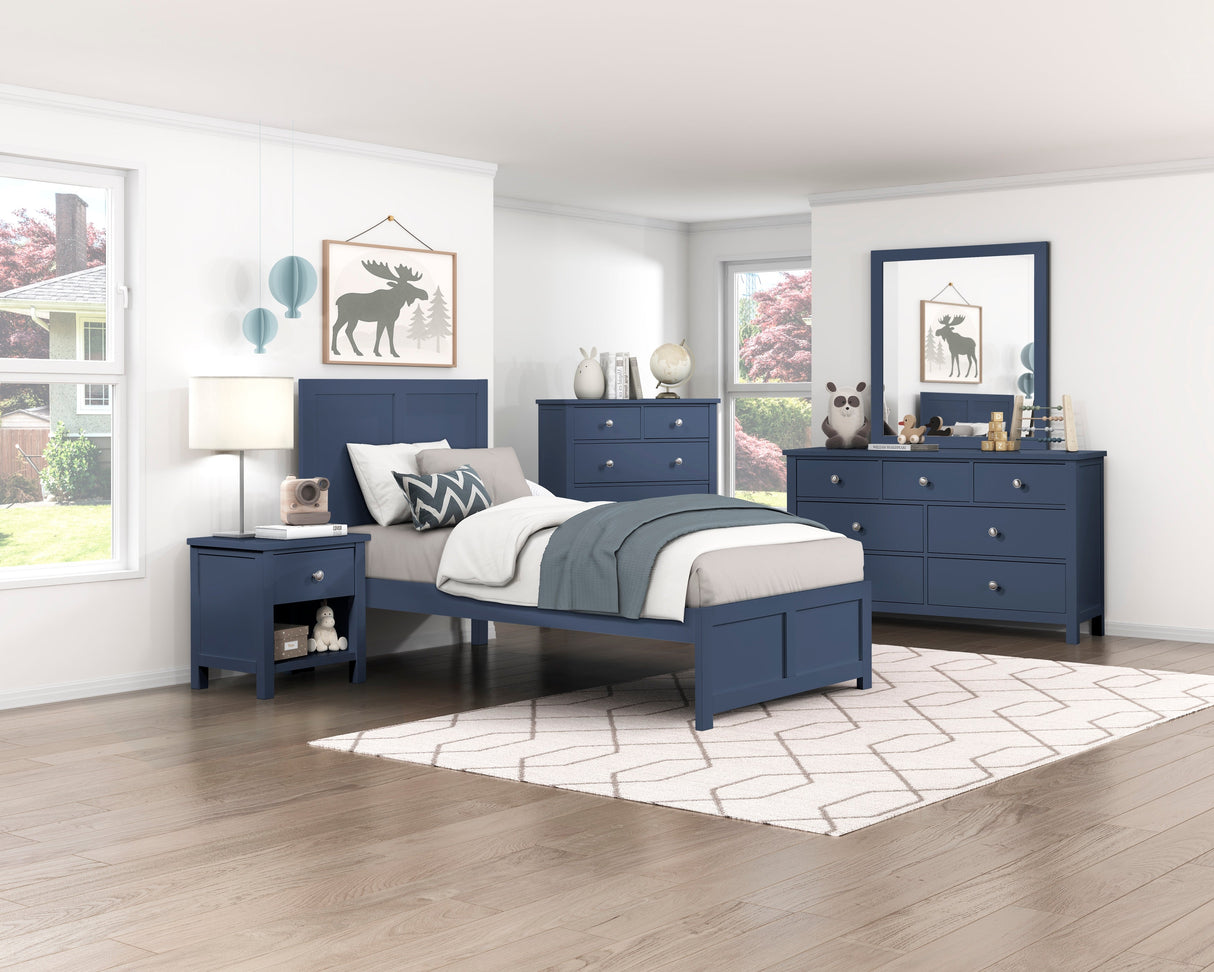 Nora Blue Dresser Mirror (Mirror Only) by Homelegance at Eve Furniture
