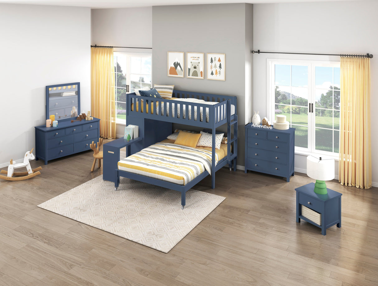 Nora Blue Dresser Mirror (Mirror Only) by Homelegance at Eve Furniture