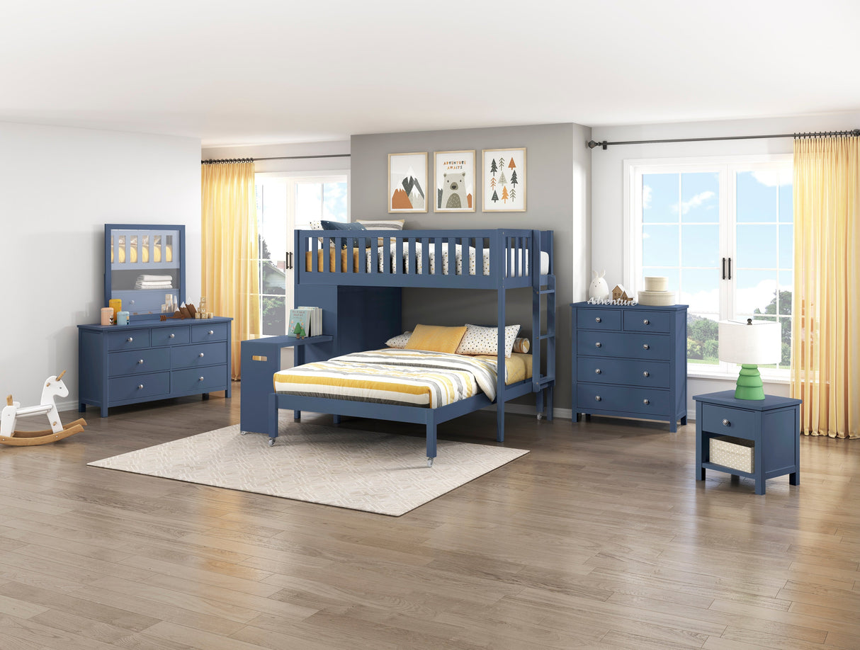 Nora Blue Dresser Mirror (Mirror Only) by Homelegance at Eve Furniture