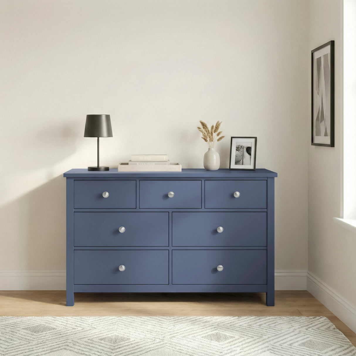 Nora Blue Dresser Mirror (Mirror Only) by Homelegance at Eve Furniture