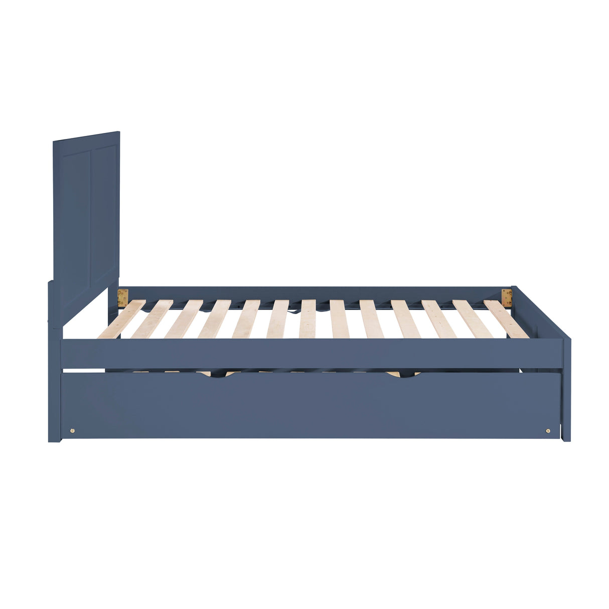 Nora Blue Full Platform Bed by Homelegance at Eve Furniture