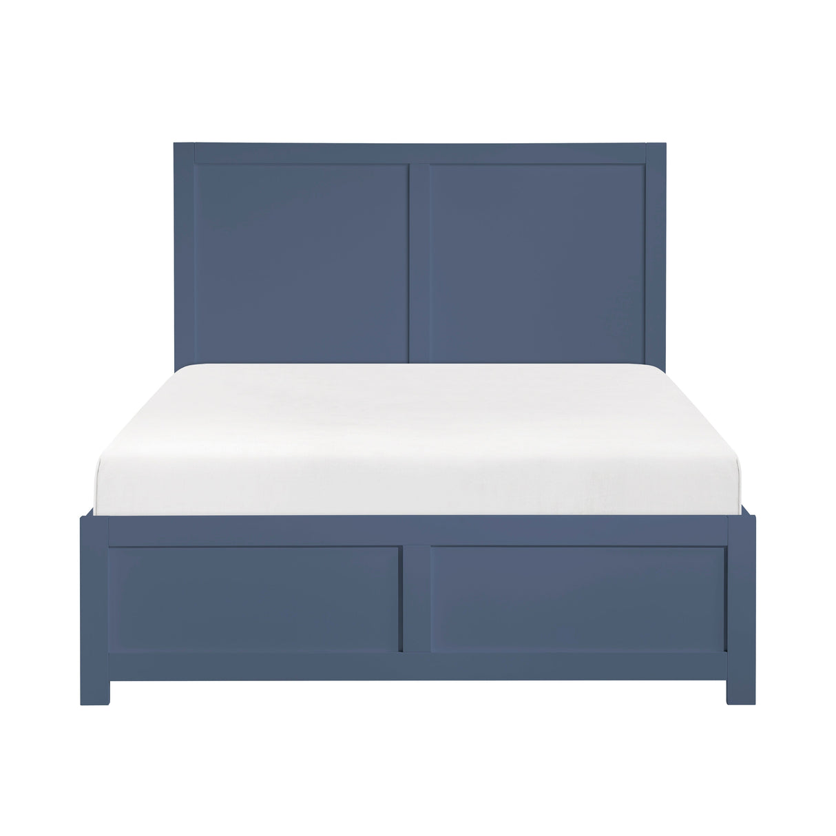 Nora Blue Full Platform Bed by Homelegance at Eve Furniture
