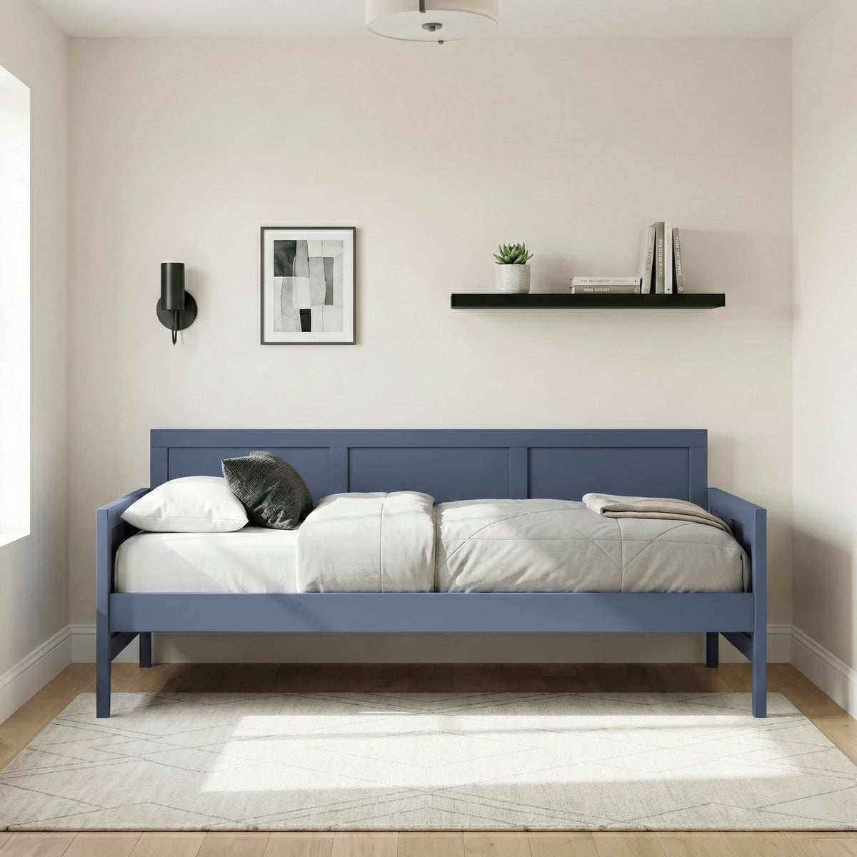 Nora Blue Twin Daybed by Homelegance at Eve Furniture