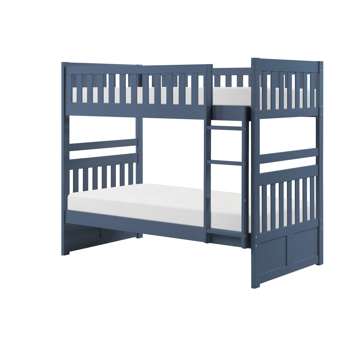 Nora Blue Twin/Twin Bunk Bed by Homelegance at Eve Furniture