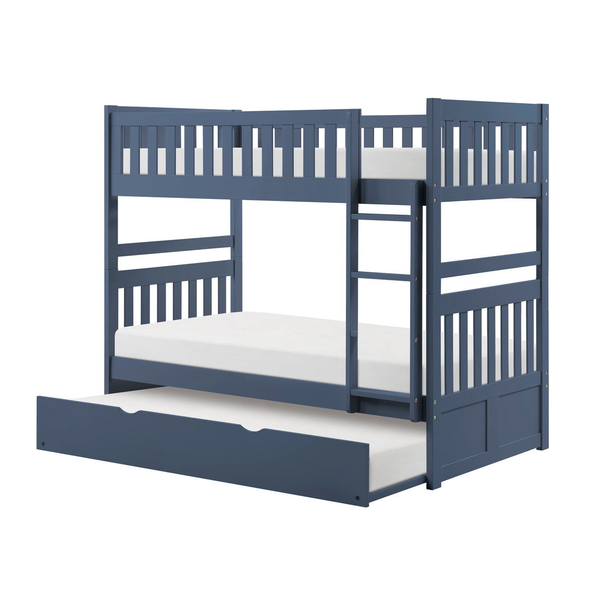 Nora Blue Twin/Twin Bunk Bed by Homelegance at Eve Furniture