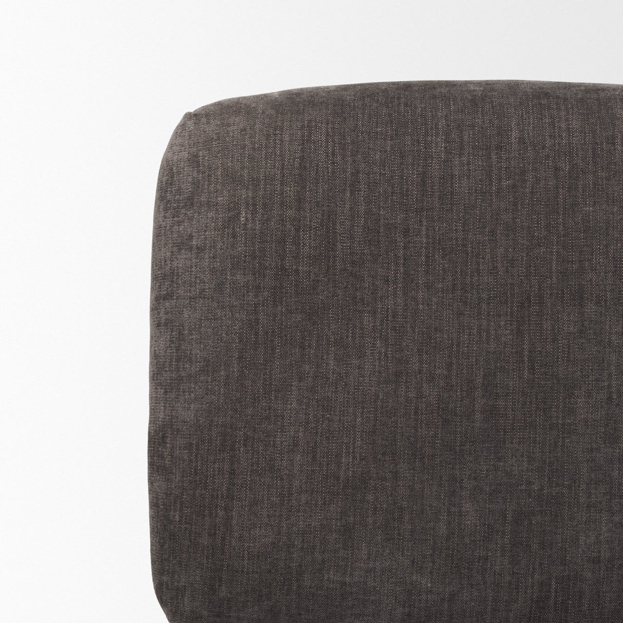 Nora Charcoal Fabric w/ Matte Black Metal Legs Accent Chair by Mercana at Eve Furniture