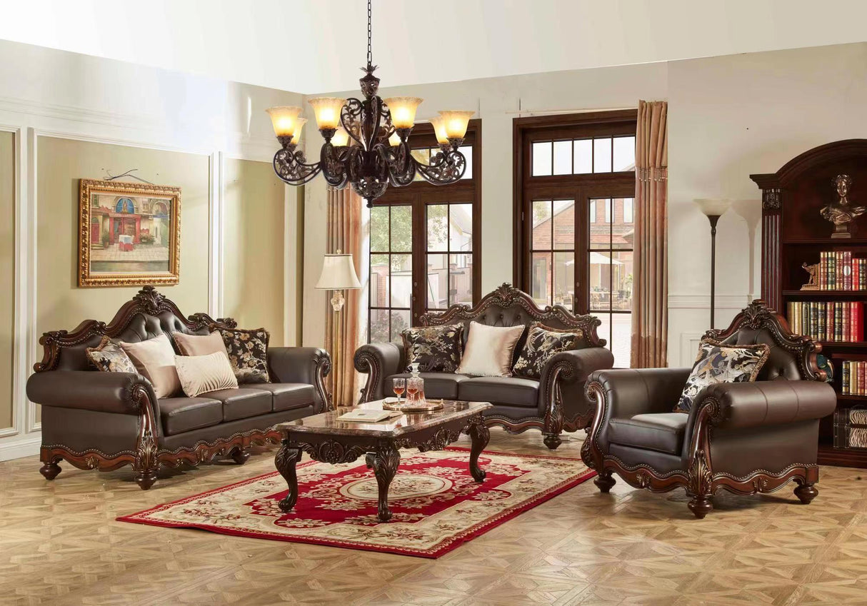 Nora Cherry Living Room Chair by Cosmos Furniture at Eve Furniture