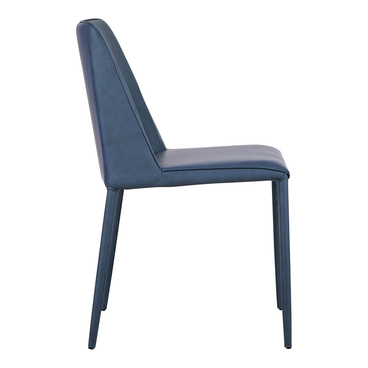 Nora Ocean Cavern Grey Vegan Leather Dining Chair (Set of 2) by MOES at Eve Furniture
