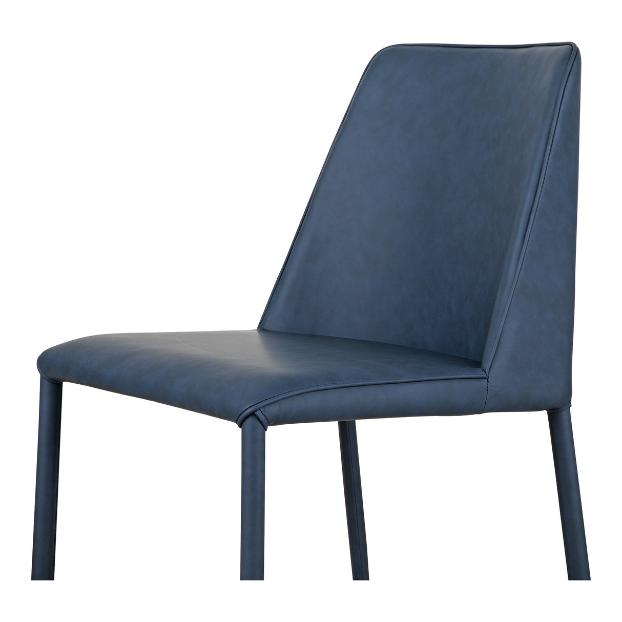 Nora Ocean Cavern Grey Vegan Leather Dining Chair (Set of 2) by MOES at Eve Furniture