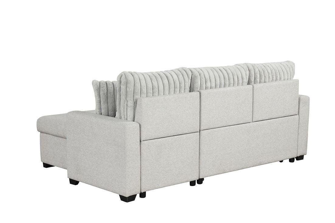 Nori Grey Sofa Chaise by New Era Innovations at Eve Furniture