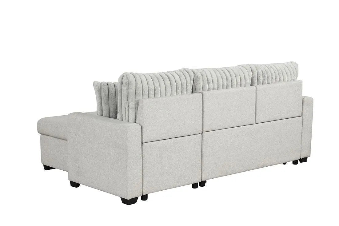 Nori Grey Sofa Chaise by New Era Innovations at Eve Furniture