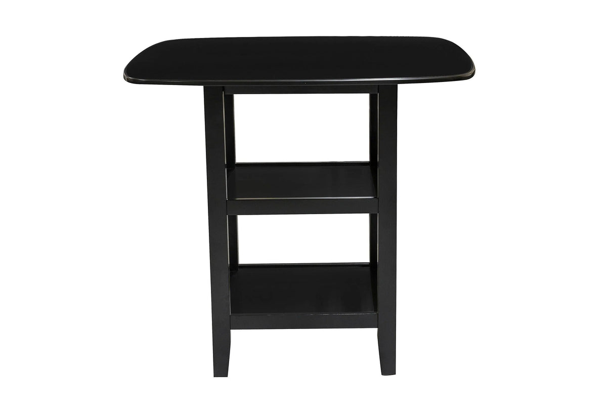 Norman Black 5-Piece Counter Height Set by Homelegance at Eve Furniture