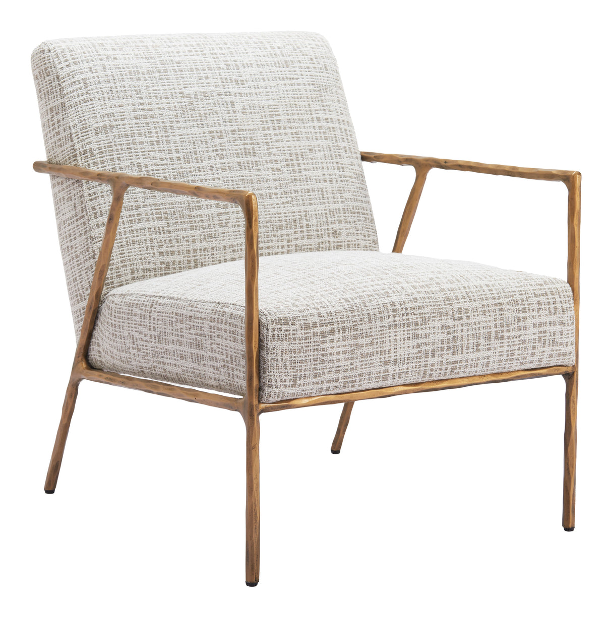 Norrebro Beige Frost Accent Chair by Zuomod at Eve Furniture