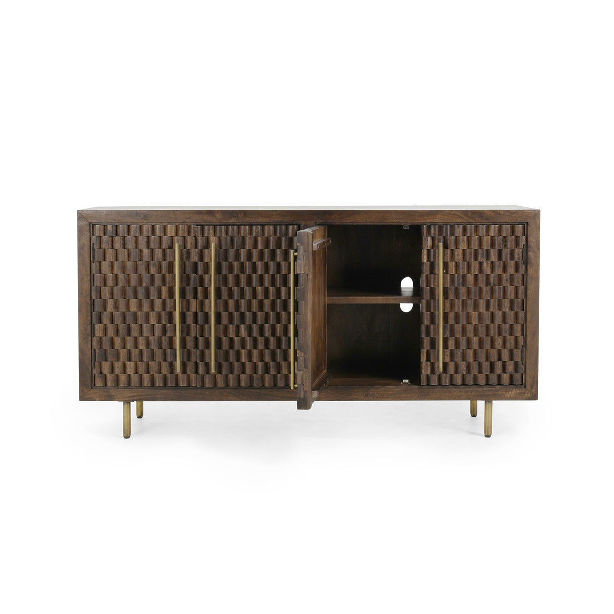 Norwood 4 Door Buffet - Bark Brown by Classic Home at Eve Furniture