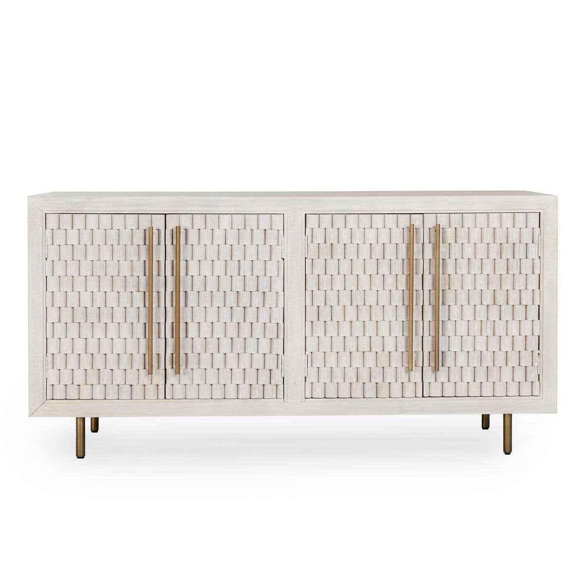 Norwood 4 Door Buffet - Coastal White by Classic Home at Eve Furniture