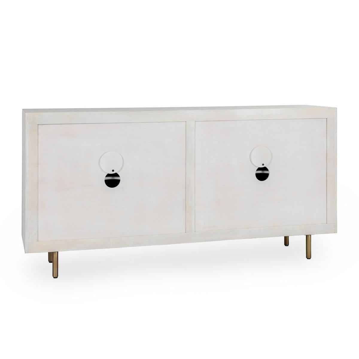 Norwood 4 Door Buffet - Coastal White by Classic Home at Eve Furniture