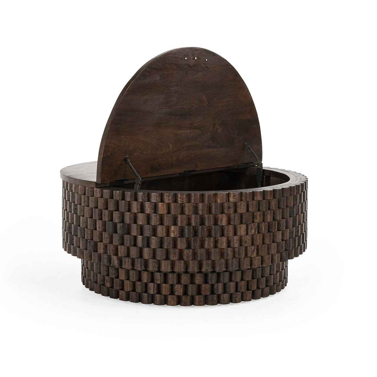 Norwood Bark Brown Round Coffee Table by Classic Home at Eve Furniture