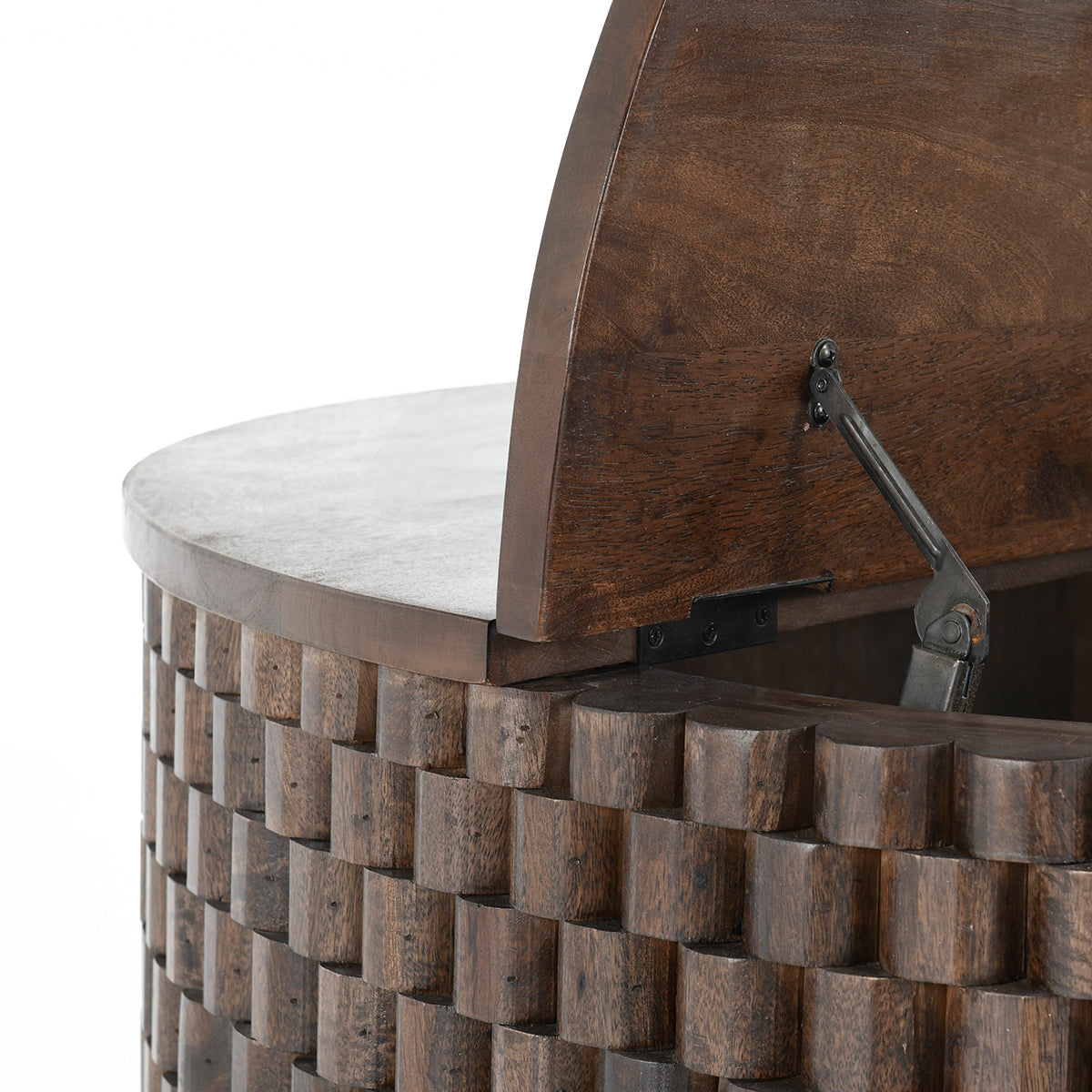 Norwood Bark Brown Round Coffee Table by Classic Home at Eve Furniture
