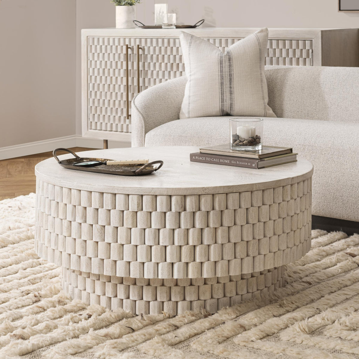 Norwood Coffee Table with Casters by Classic Home at Eve Furniture