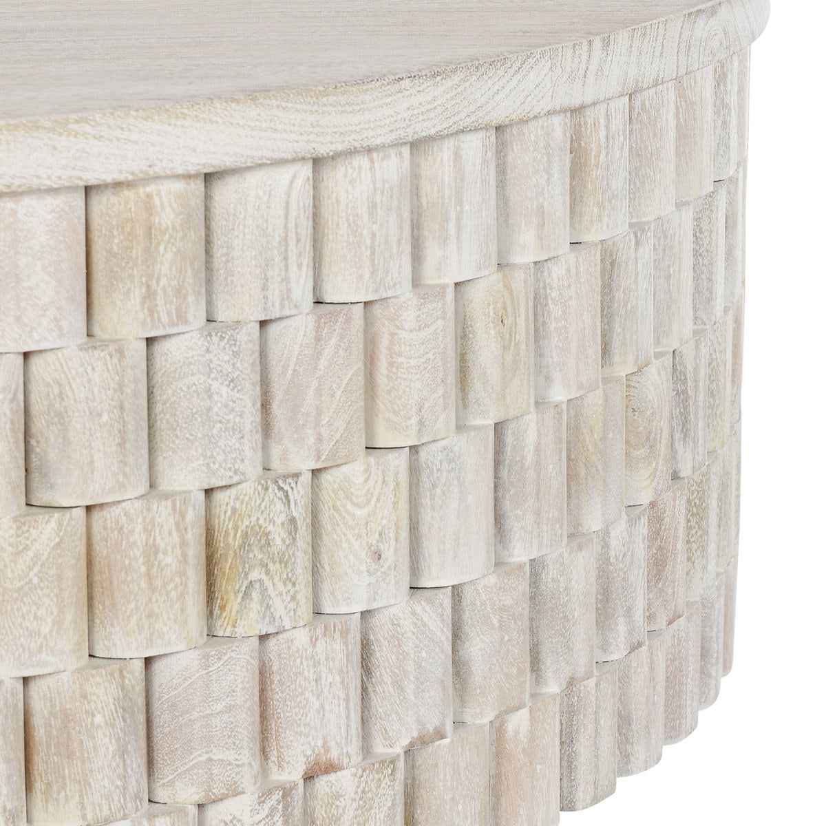 Norwood Coffee Table with Casters - Coastal White by Classic Home at Eve Furniture