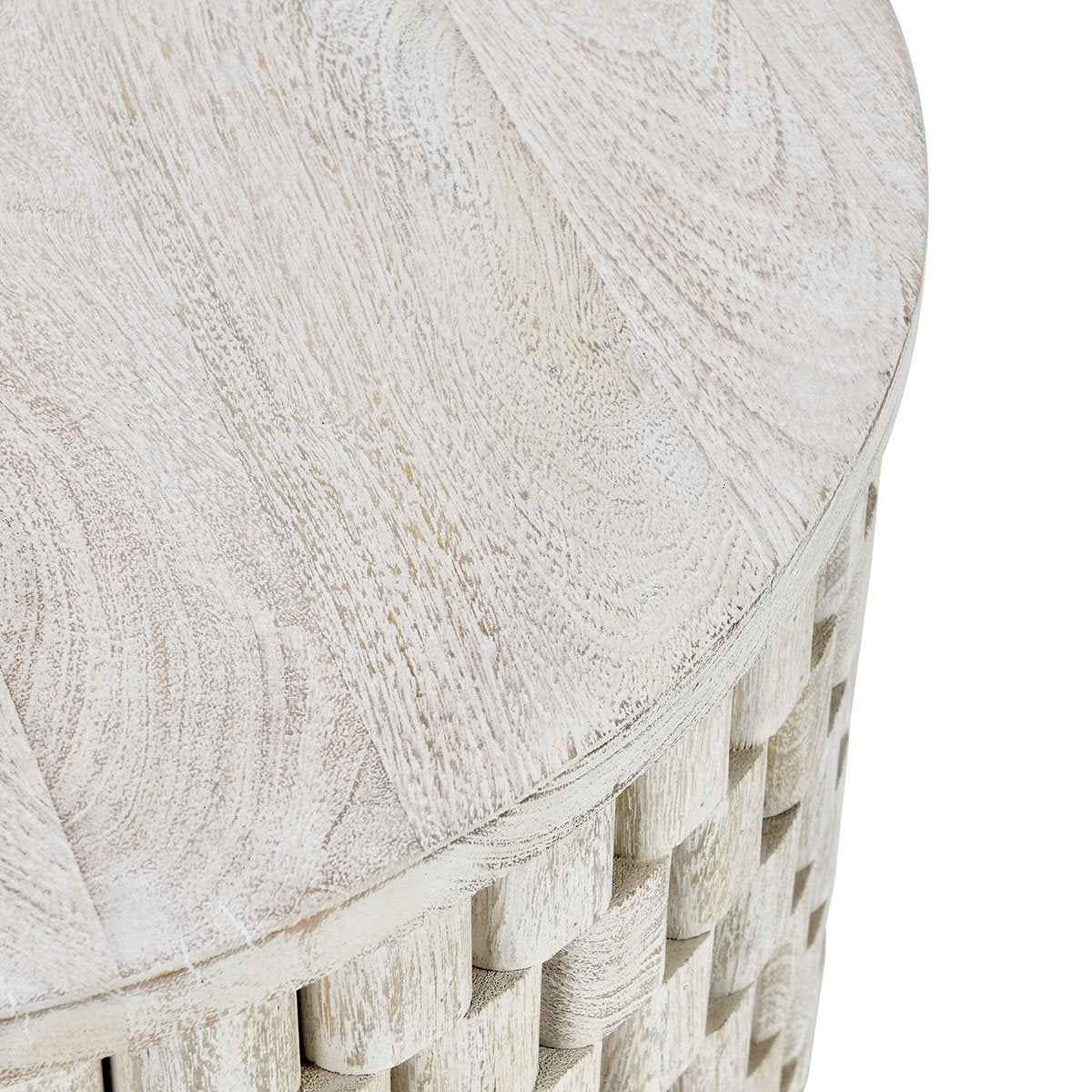 Norwood End Table - Coastal White by Classic Home at Eve Furniture