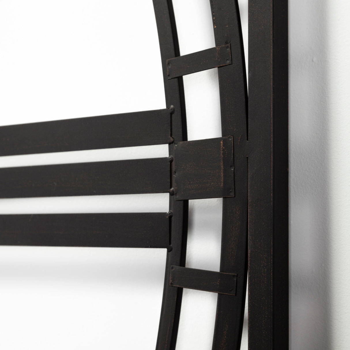 Norwood Square Oversized+ Industrial Wall Clock by Mercana at Eve Furniture