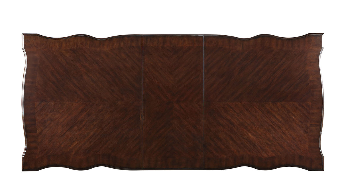Nouvelle Brown Cherry 7-Piece Dining Room Set by Furniture of America at Eve Furniture