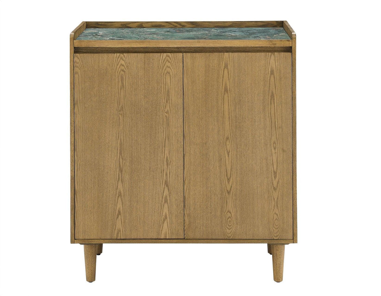 Novato Light Chestnut Sintered Stone Cabinet by Steve Silver at Eve Furniture