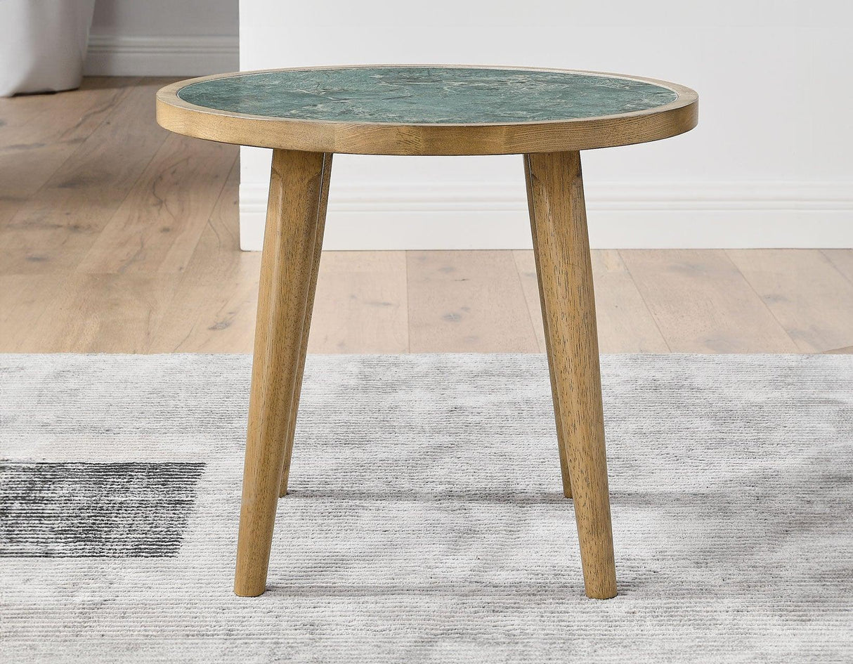 Novato Sintered Stone End Table by Steve Silver at Eve Furniture