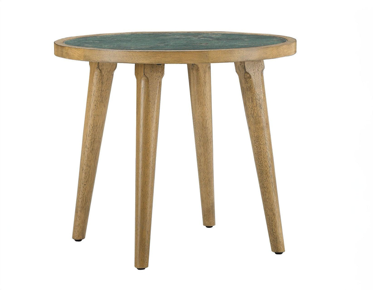 Novato Sintered Stone End Table by Steve Silver at Eve Furniture