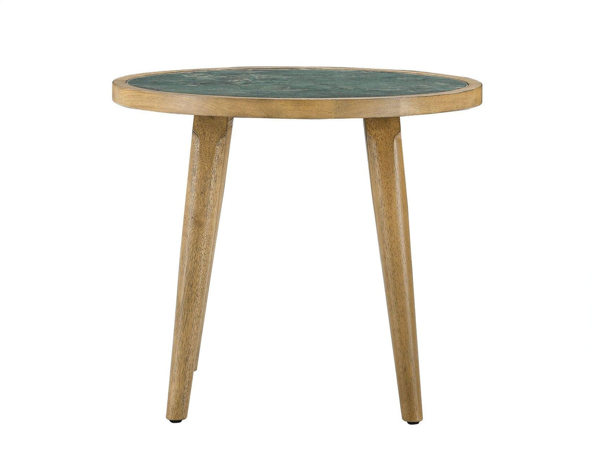Novato Sintered Stone End Table by Steve Silver at Eve Furniture